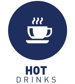 Free coffee and tea and on-site snack bar