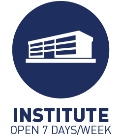Institute is open 7 days/week